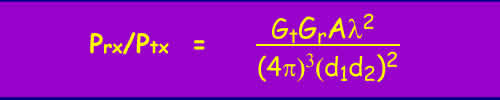 Bistatic Radar Equation