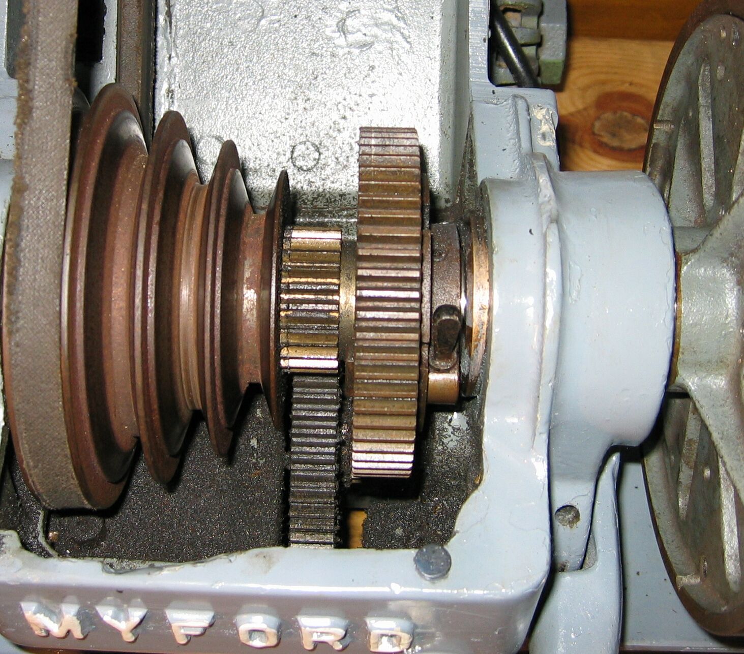 myford super 7 lathe spindle size